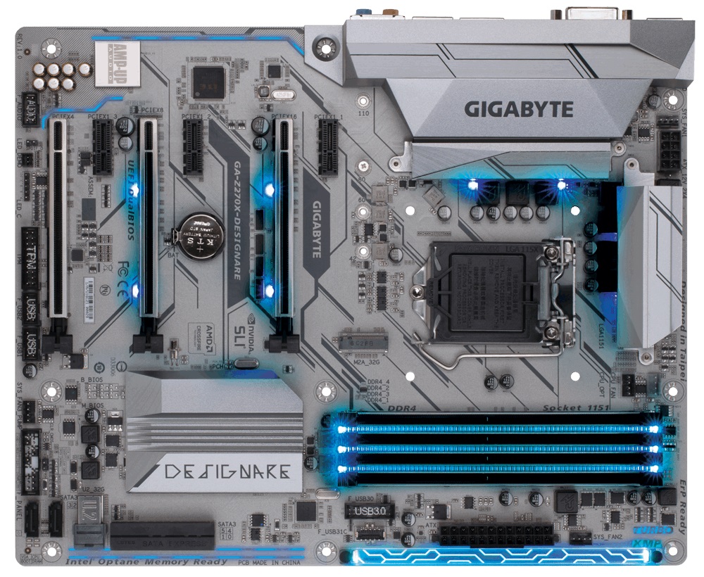 Compatibility list for EK-FB GA Z270/Z370 GAMING RGB Monoblock 