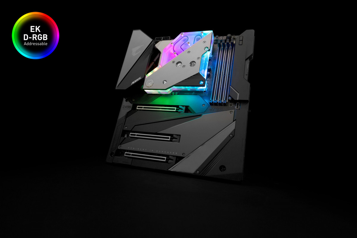 EK-Quantum Momentum Aorus Z490 Xtreme D-RGB - Plexi