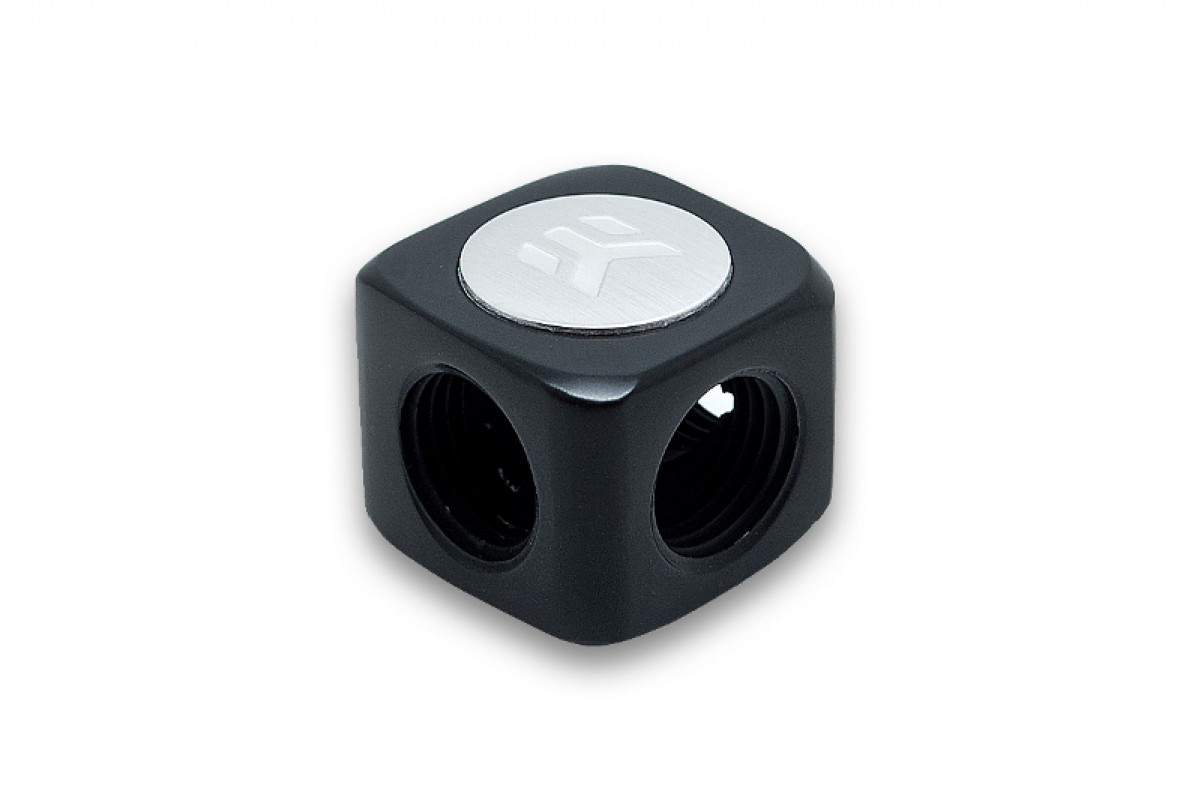 EK-AF T-Splitter 3F G1/4 - Black (QClass2)