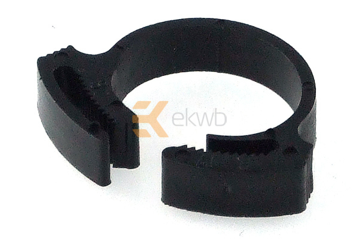 TUBE Clamp PVC 15-17mm Black