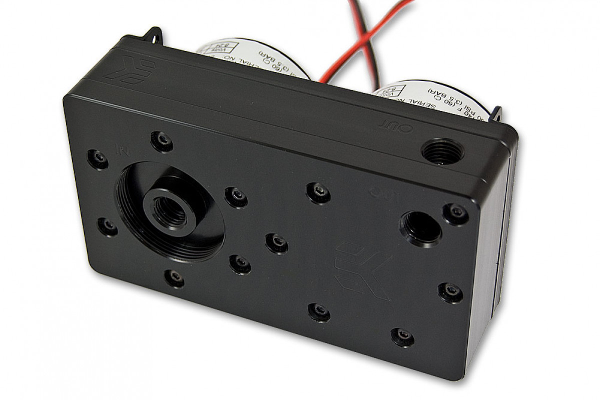 EK-D5 Dual TOP G1/4 - Black Acetal