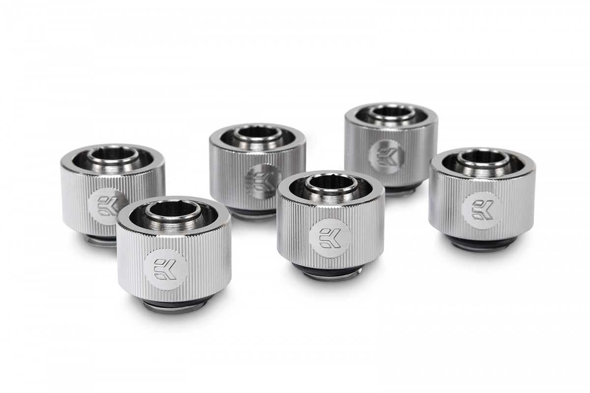 EK-ACF Fitting 10/16mm - Nickel (6-pack)
