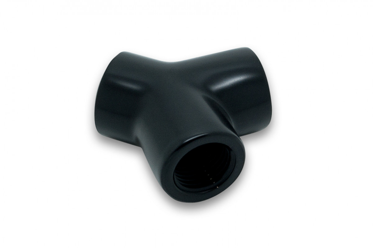 EK-AF Y-Splitter 3F G1/4 - Black