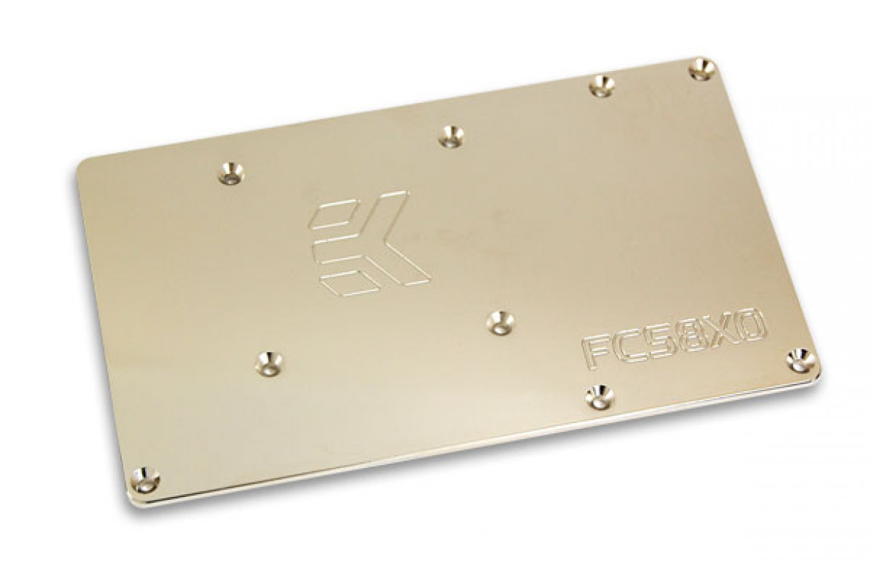 EK-FC5850/5870 RAM Backplate - Nickel-Plated