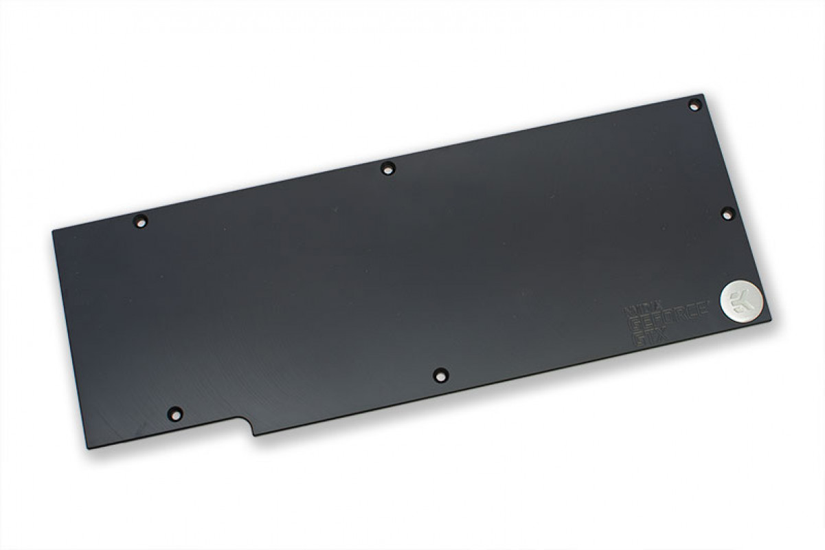 EK FC780 GTX Ti Backplate Black EK Webshop