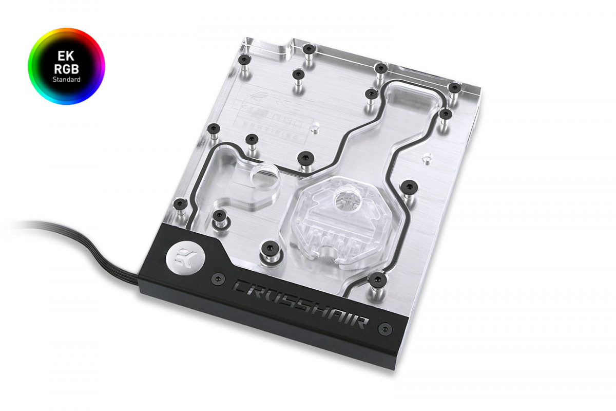 EK-FB ASUS C6H RGB Monoblock - Nickel