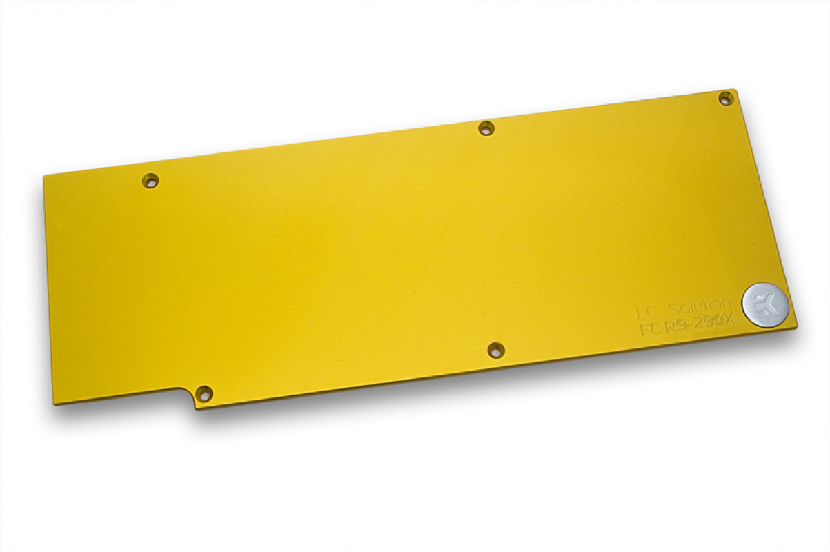EK-FC R9-290X Backplate - Gold