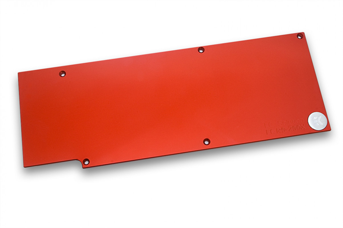 EK-FC R9-290X Backplate - Red (QClass 2)