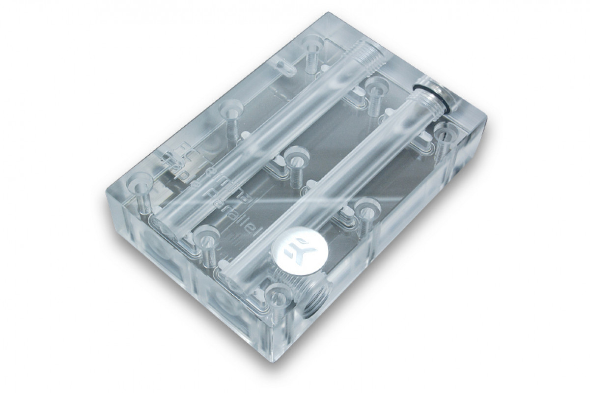 EK-FC Terminal TRIPLE Parallel - Plexi