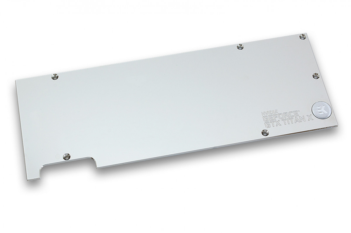 EK-FC Titan X Backplate - Nickel