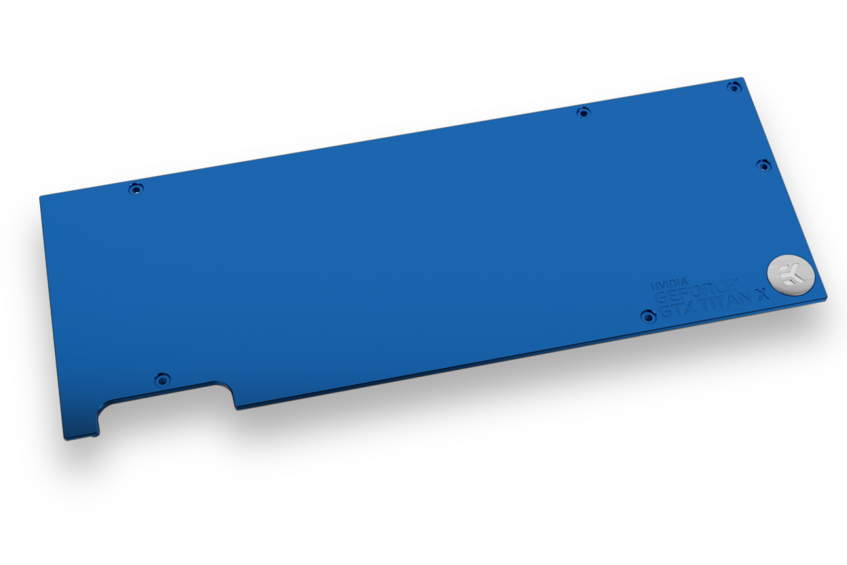 EK-FC Titan X Pascal Backplate - Blue