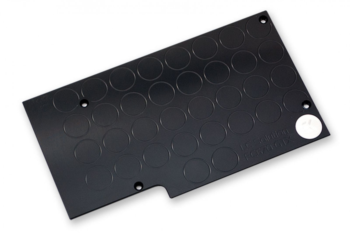 EK-FC670 GTX Backplate - Black