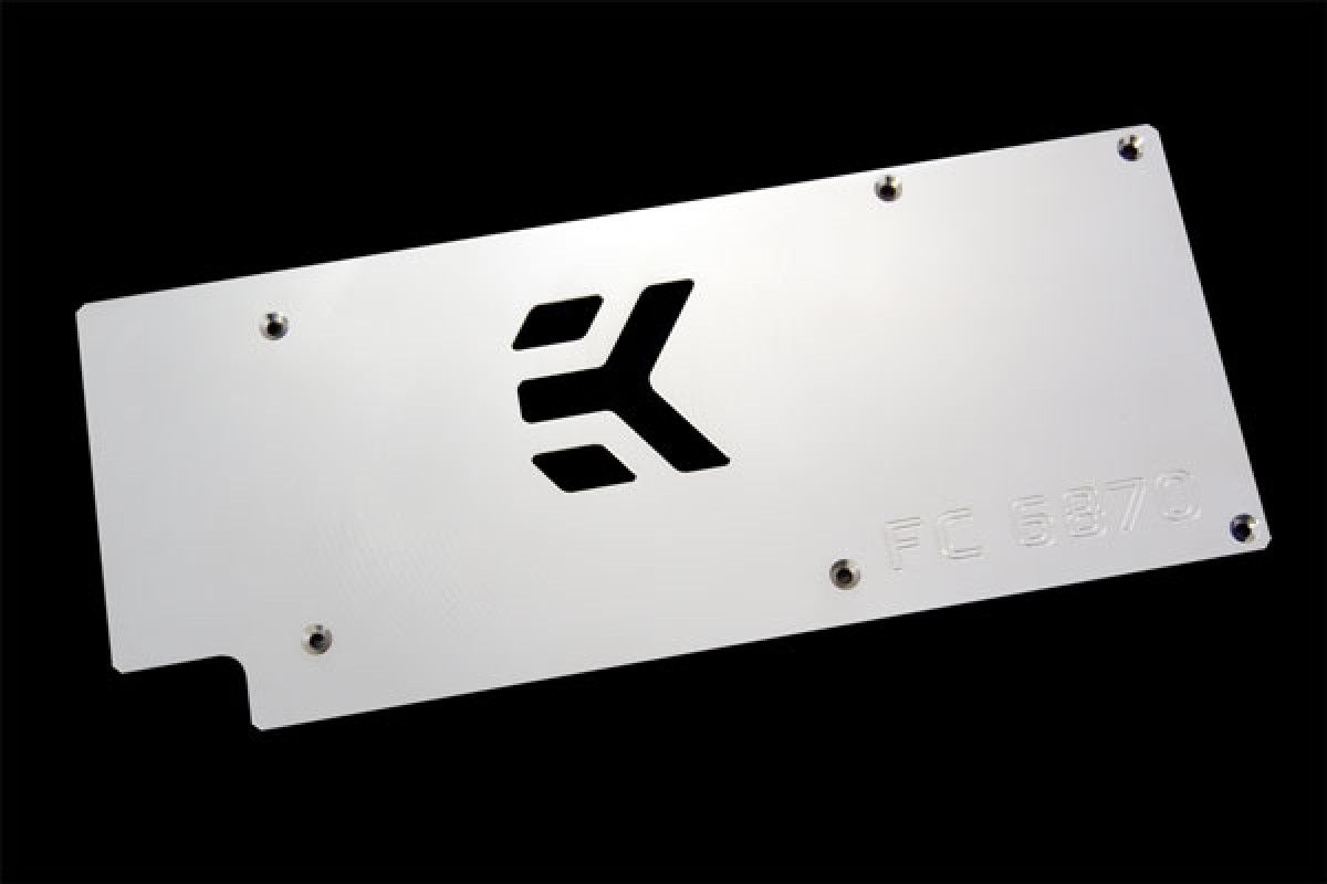 EK-FC6870 Backplate - Nickel plated