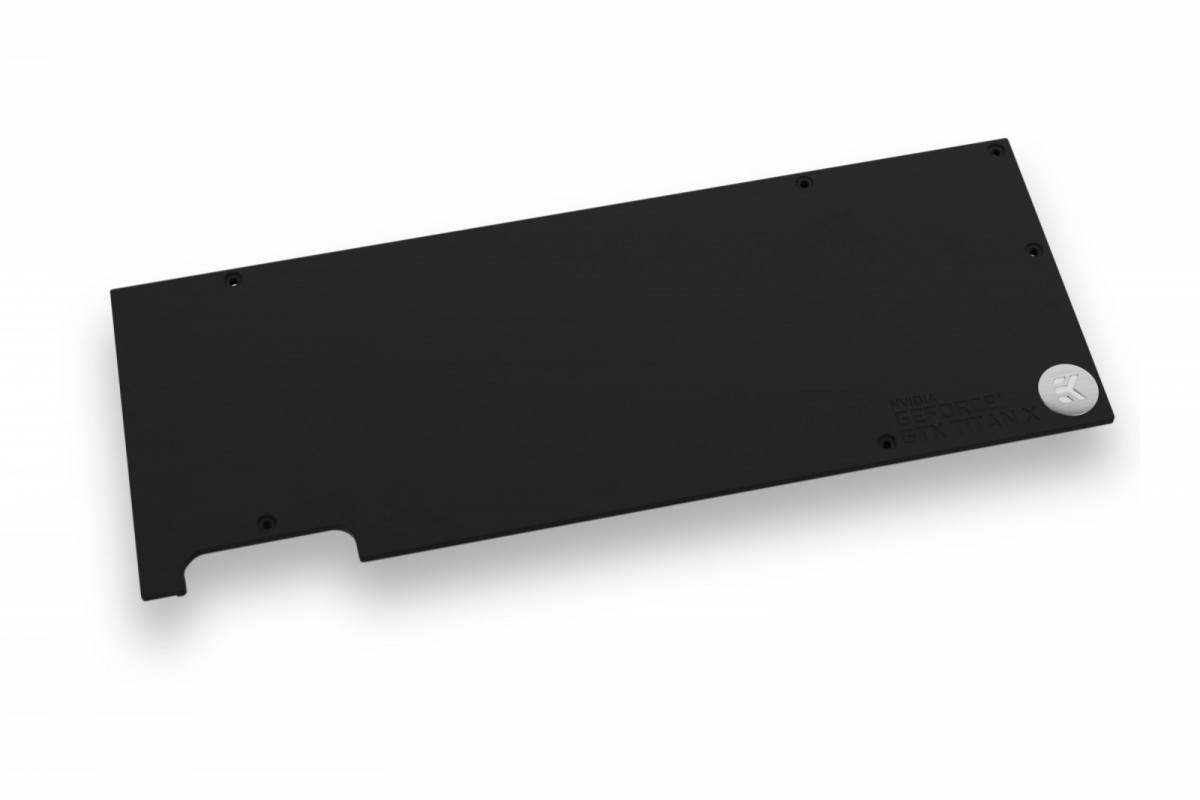 EK-FC Titan X Pascal Backplate - Black (QClass2)