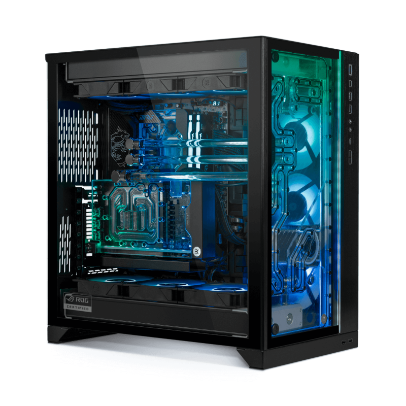 注文割引 i9-14900K Intel 4090 RTX NVIDIA Custom Gaming Water-Cooled PC用ファン・クーラー
