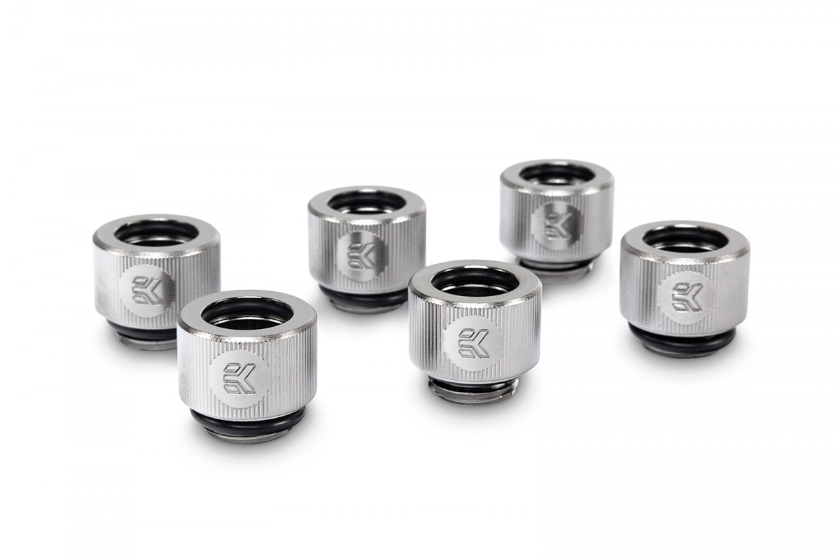 EK-HDC Fitting 12mm - Nickel (6-pack)