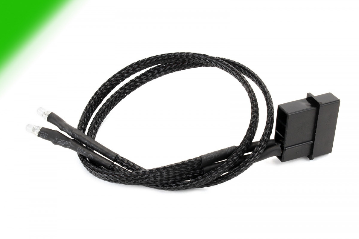 LED 3mm Twin Ultra Green