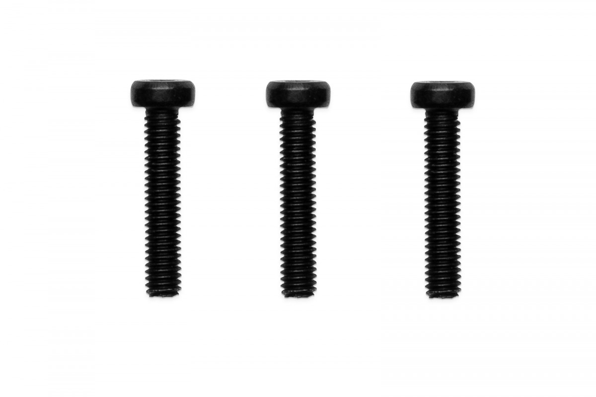 EK-Loop Hex Key Screw Set M4x20mm - Black (3pcs)