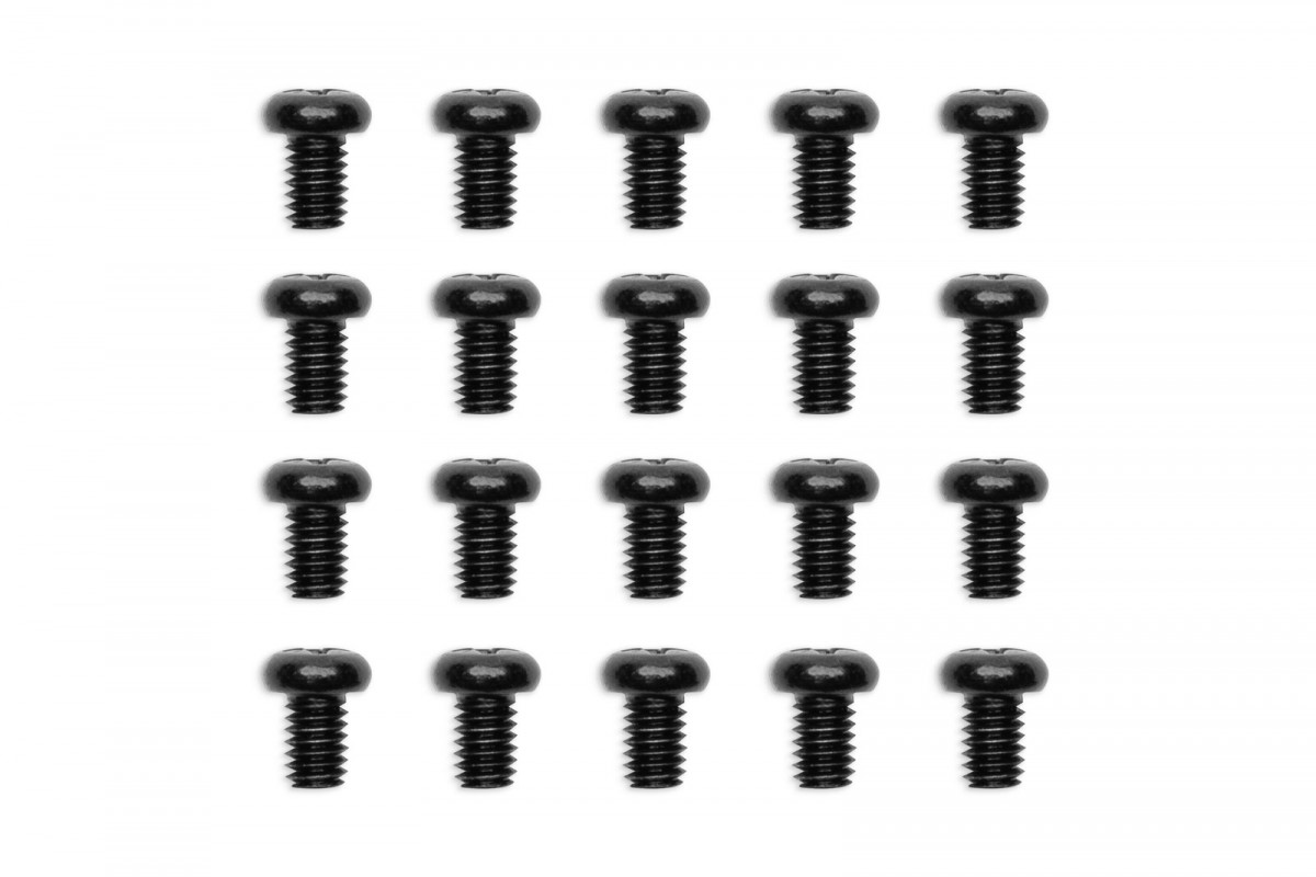 EK-Loop Phillips Head Screw Set M4x5mm - Black (20pcs)