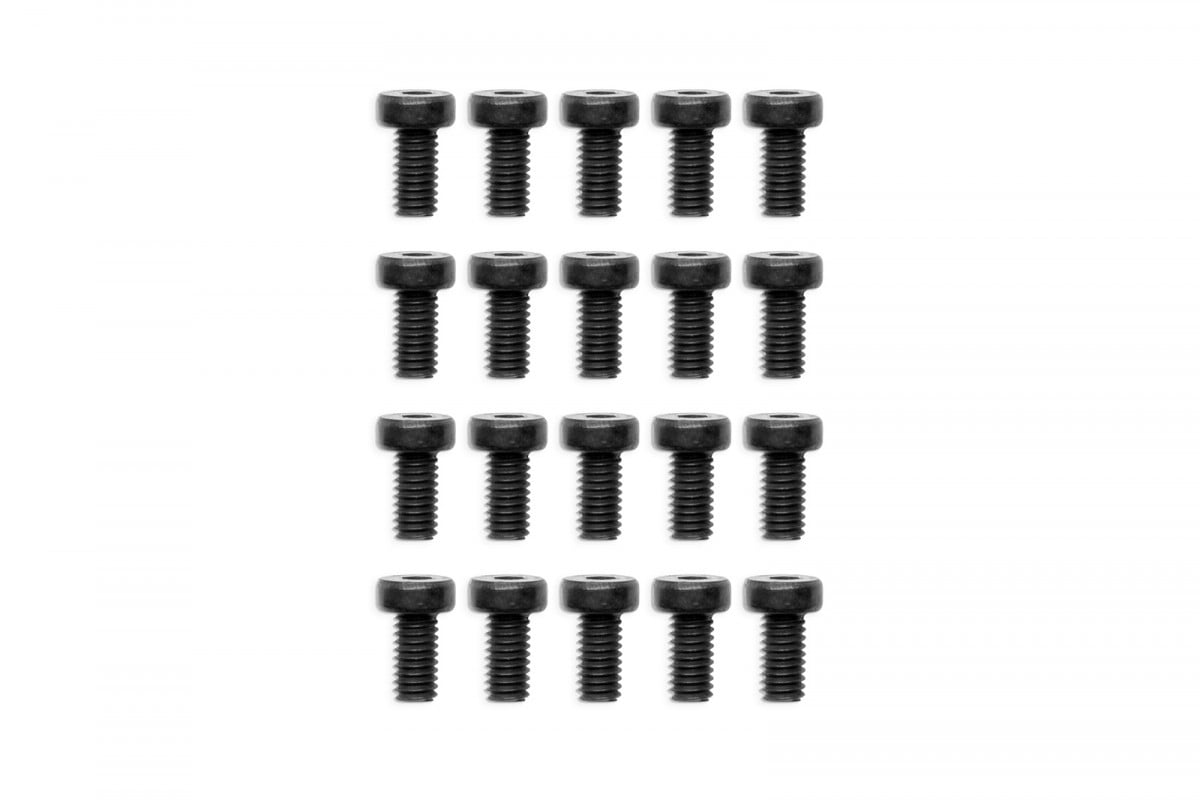 EK-Loop Hex Key Screw Set M4x8mm - Black (20pcs)