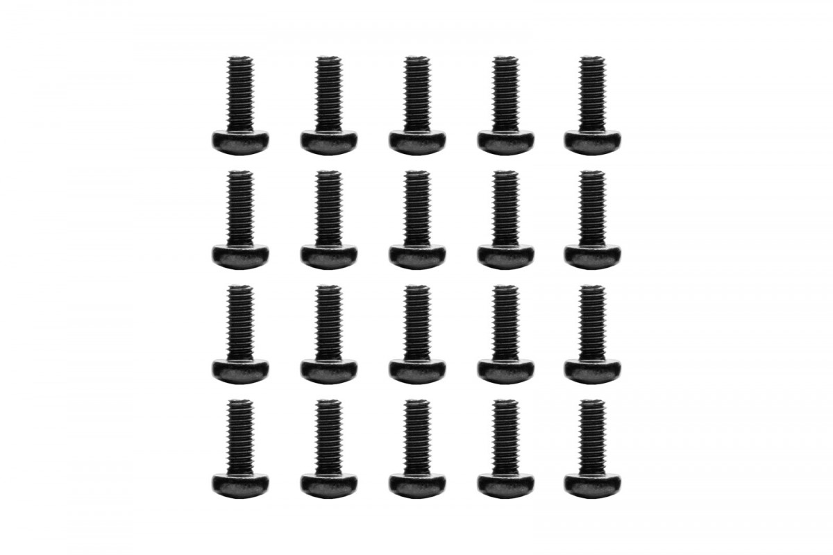 EK-Loop Phillips Head Screw Set M4x10mm - Black (20pcs)