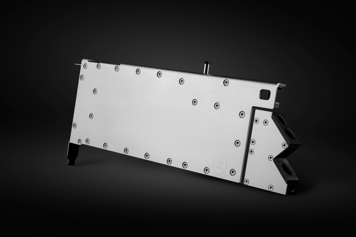 EK-Pro GPU WB RTX A5500 Rack - Nickel + Inox