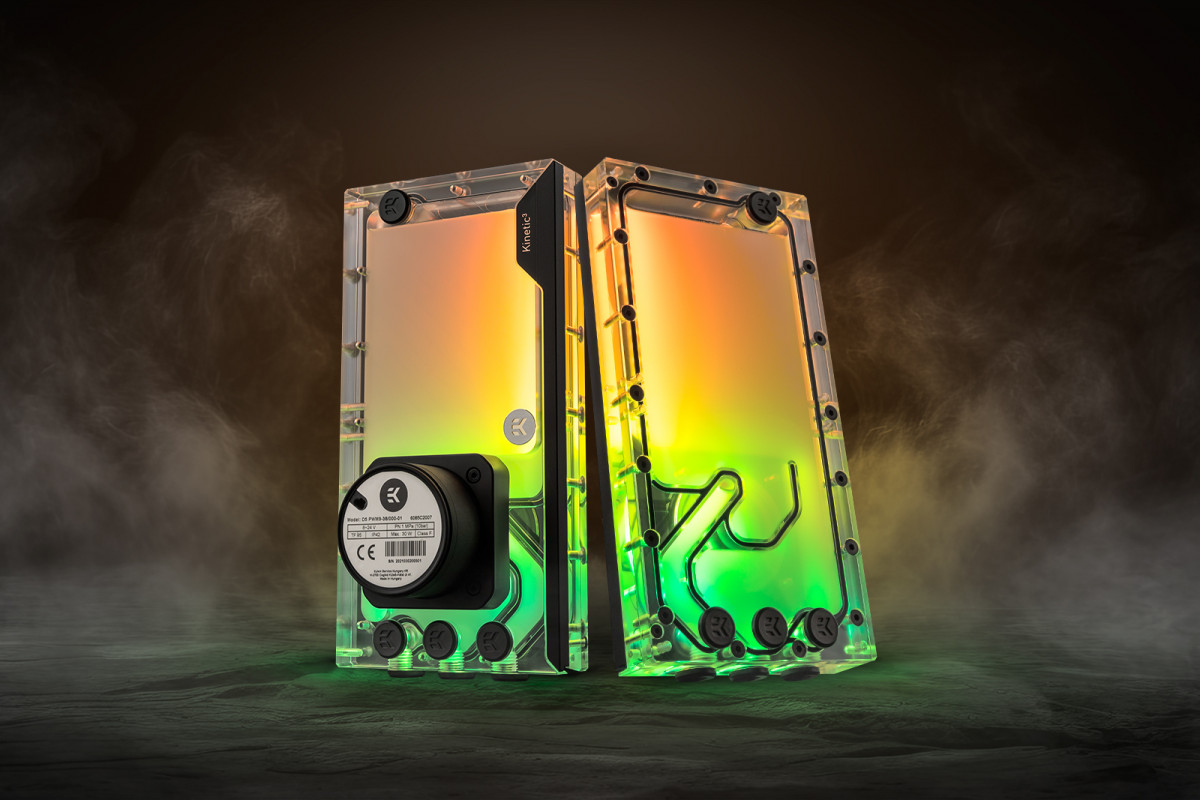 即日発送 - D-RGB PWM D5 240 FLT Kinetic³ EK-Quantum Plexi Webshop EK – その他