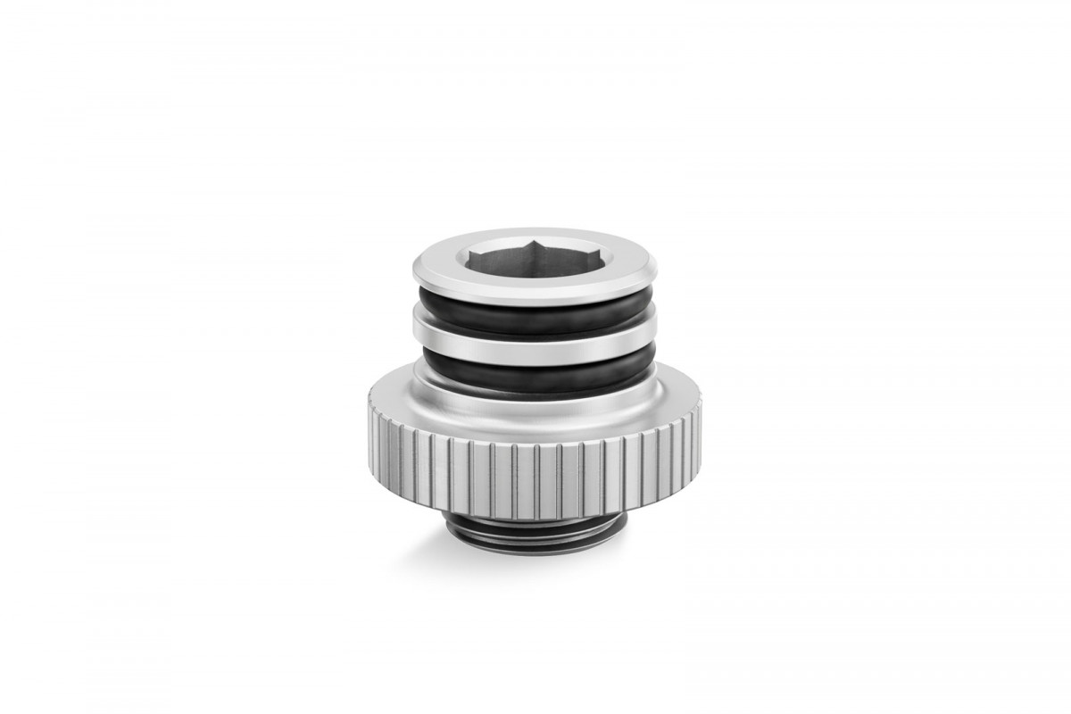 EK-Quantum Torque Push-In Adapter M 7 - Satin Titanium