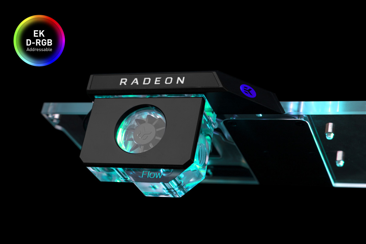 EK-Quantum Scalar Flow Indicator Top-Bottom D-RGB - Black - OLD