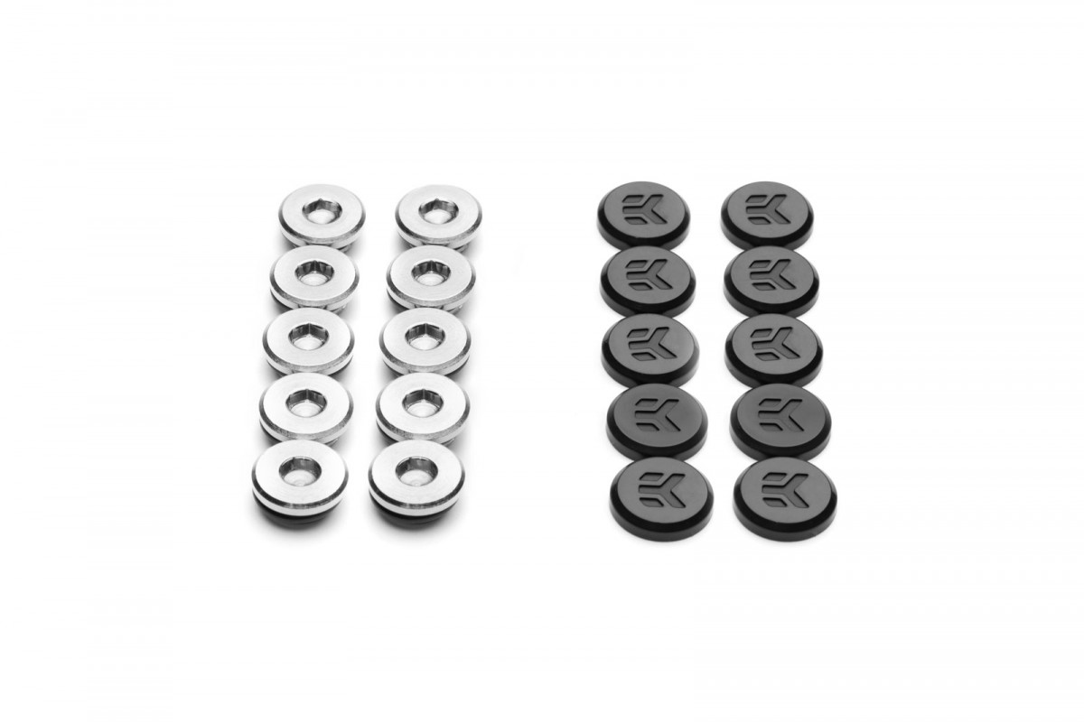 EK-Quantum Torque Plug w/Cover 10-Pack - Black