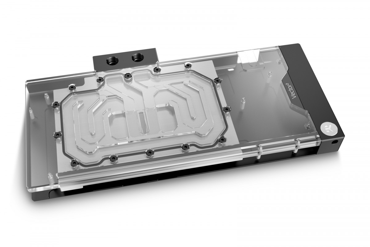 配送員設置 Ti 3090 RTX TRIO Vector² EK-Quantum D-RGB Plexi + Nickel - 冷却パーツ・ファン