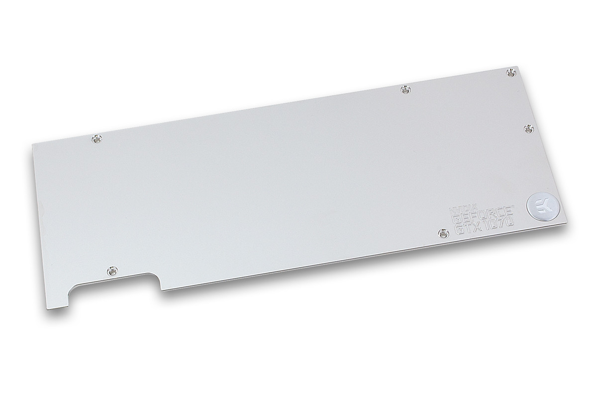 EK-FC1070 GTX Backplate - Nickel