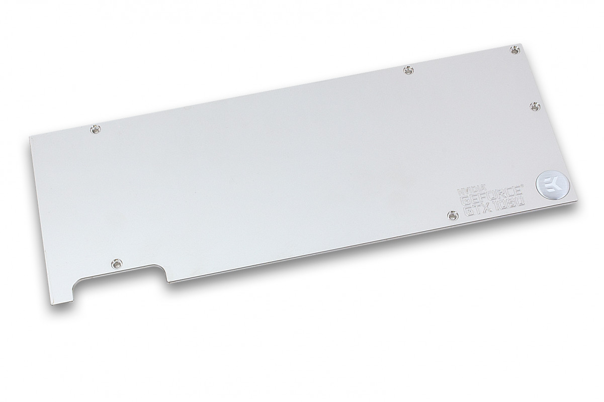EK-FC1080 GTX Backplate - Nickel (QClass2)
