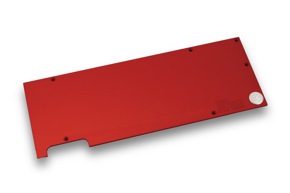EK-FC1080 GTX Backplate - Red
