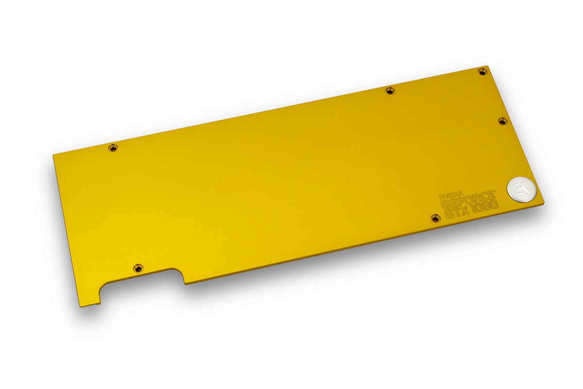 EK-FC1080 GTX Backplate - Gold