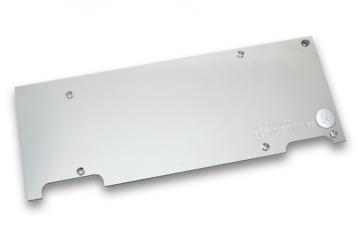EK-FC970 GTX WF3 Backplate -  Nickel
