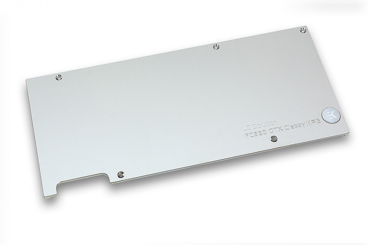 EK-FC980 GTX Classy KPE Backplate - Nickel
