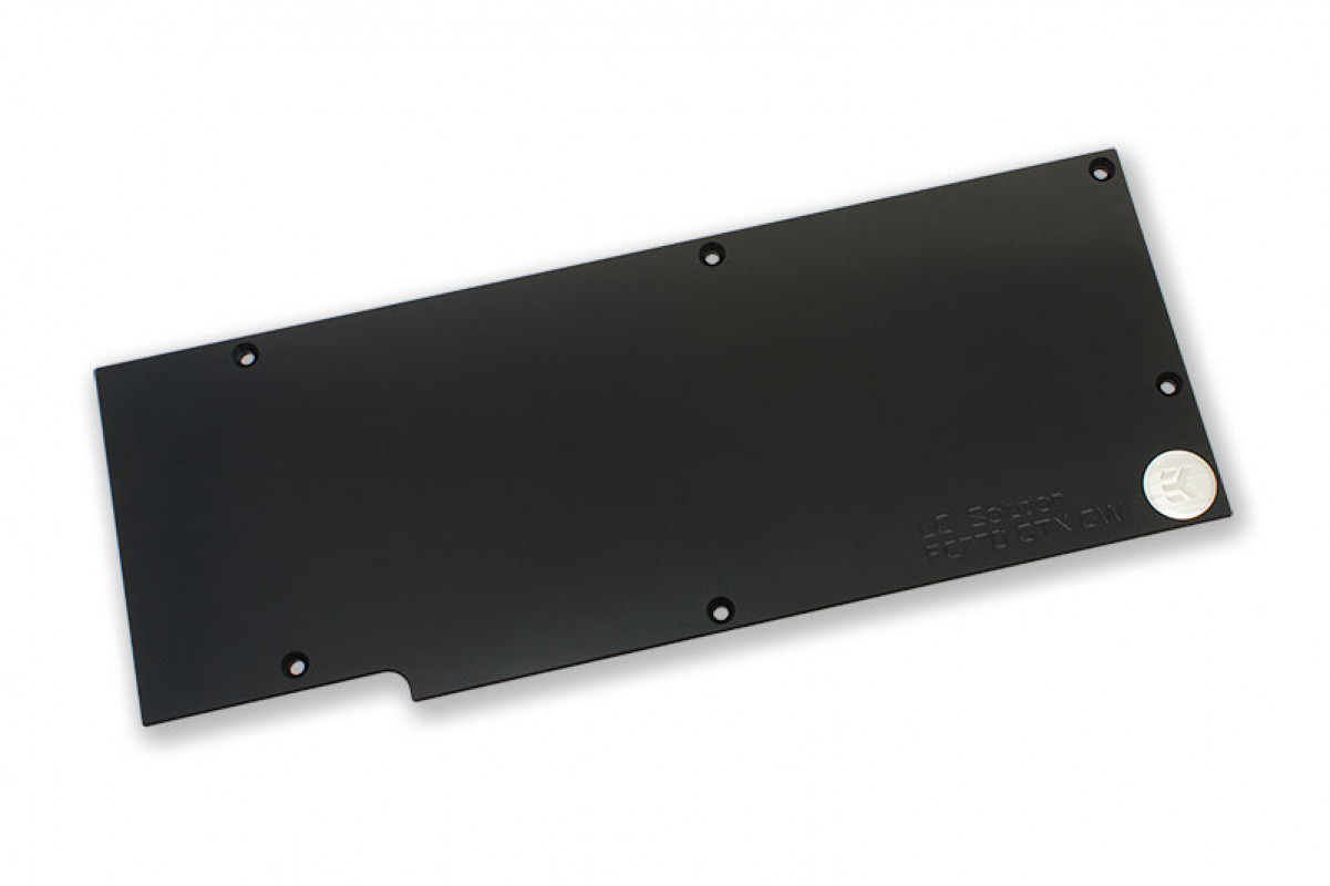 EK-FC770 GTX GW Backplate - Black