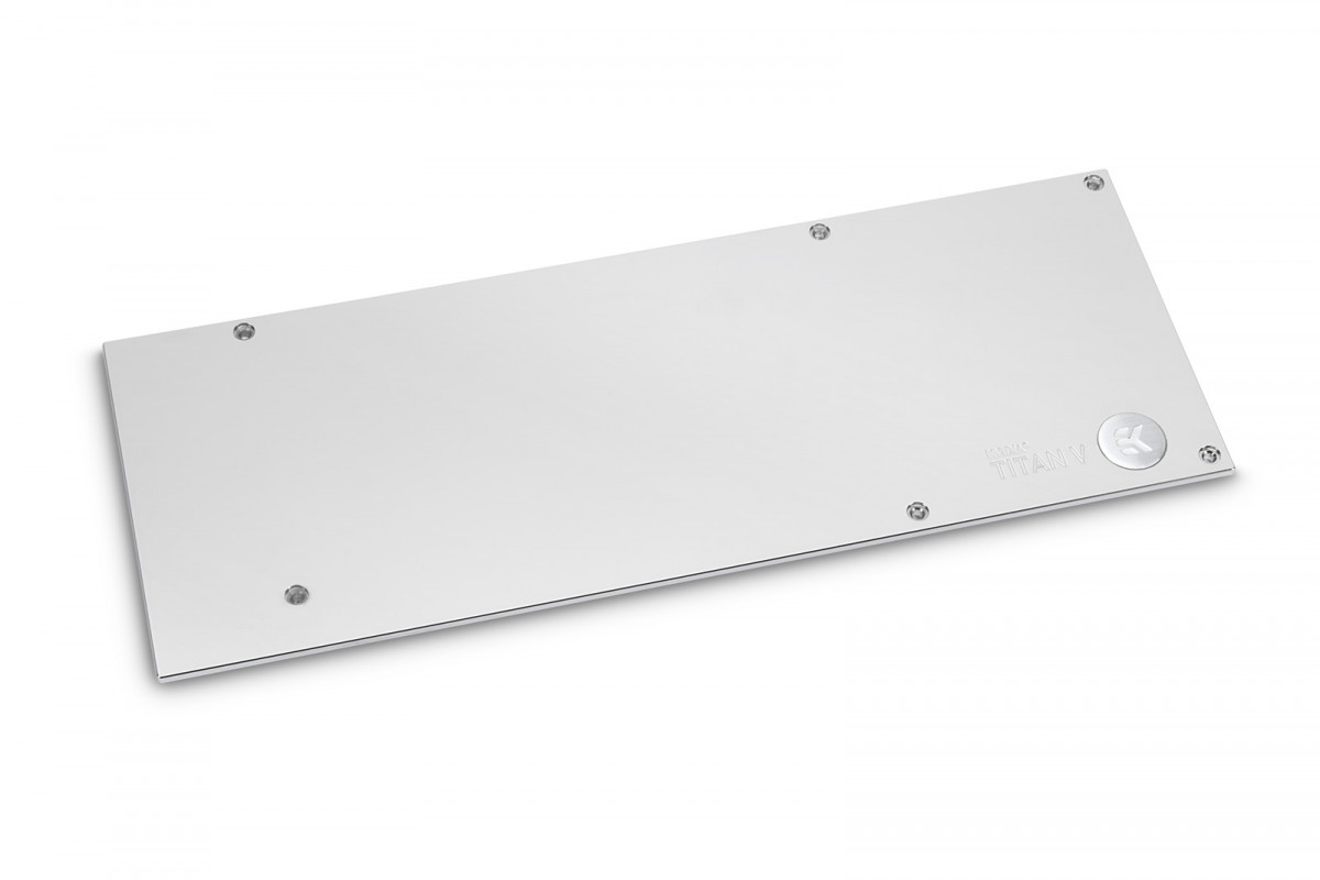 EK-FC Titan V Backplate - Nickel