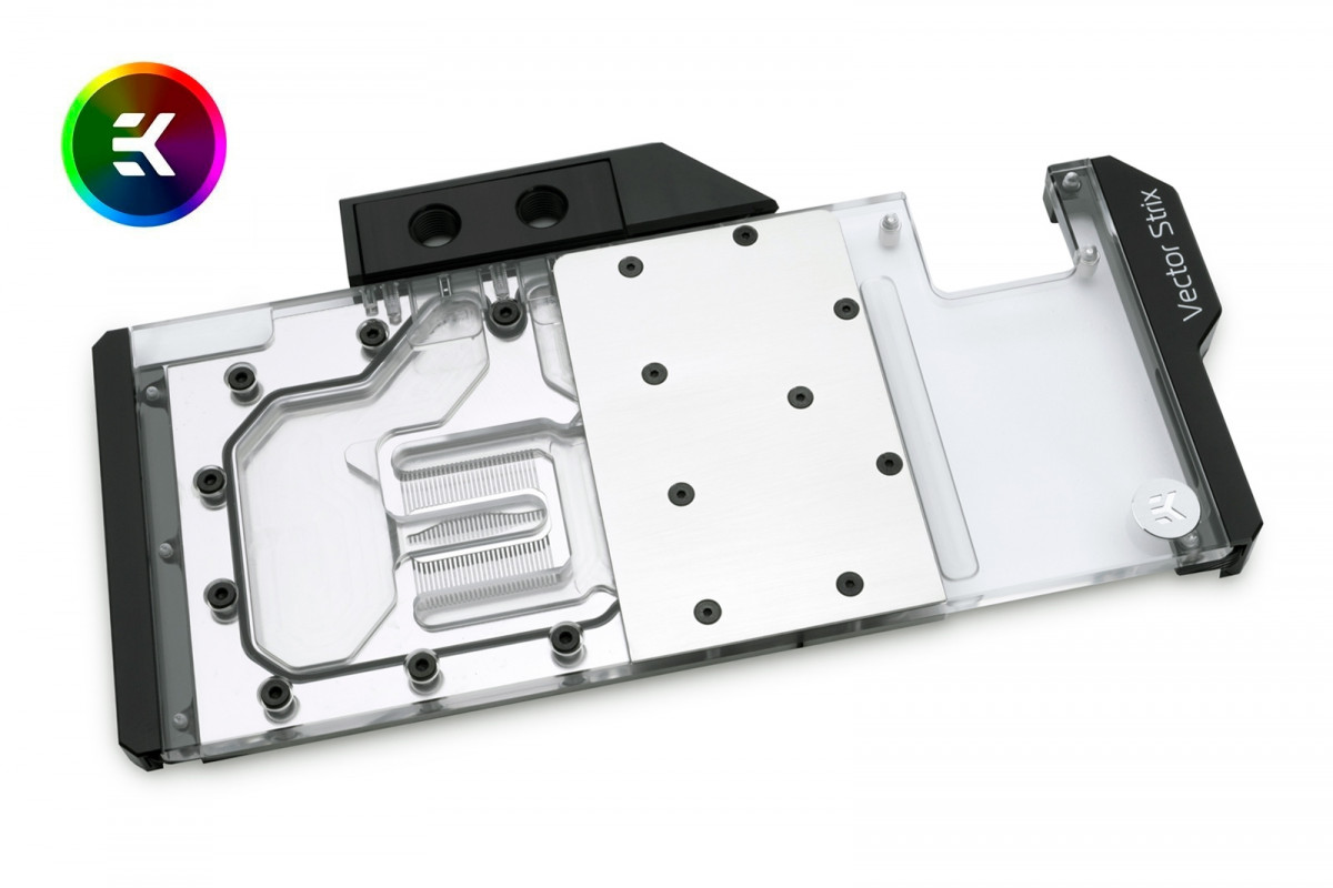 EK-Vector Strix RTX 2070 RGB - Nickel Plexi –