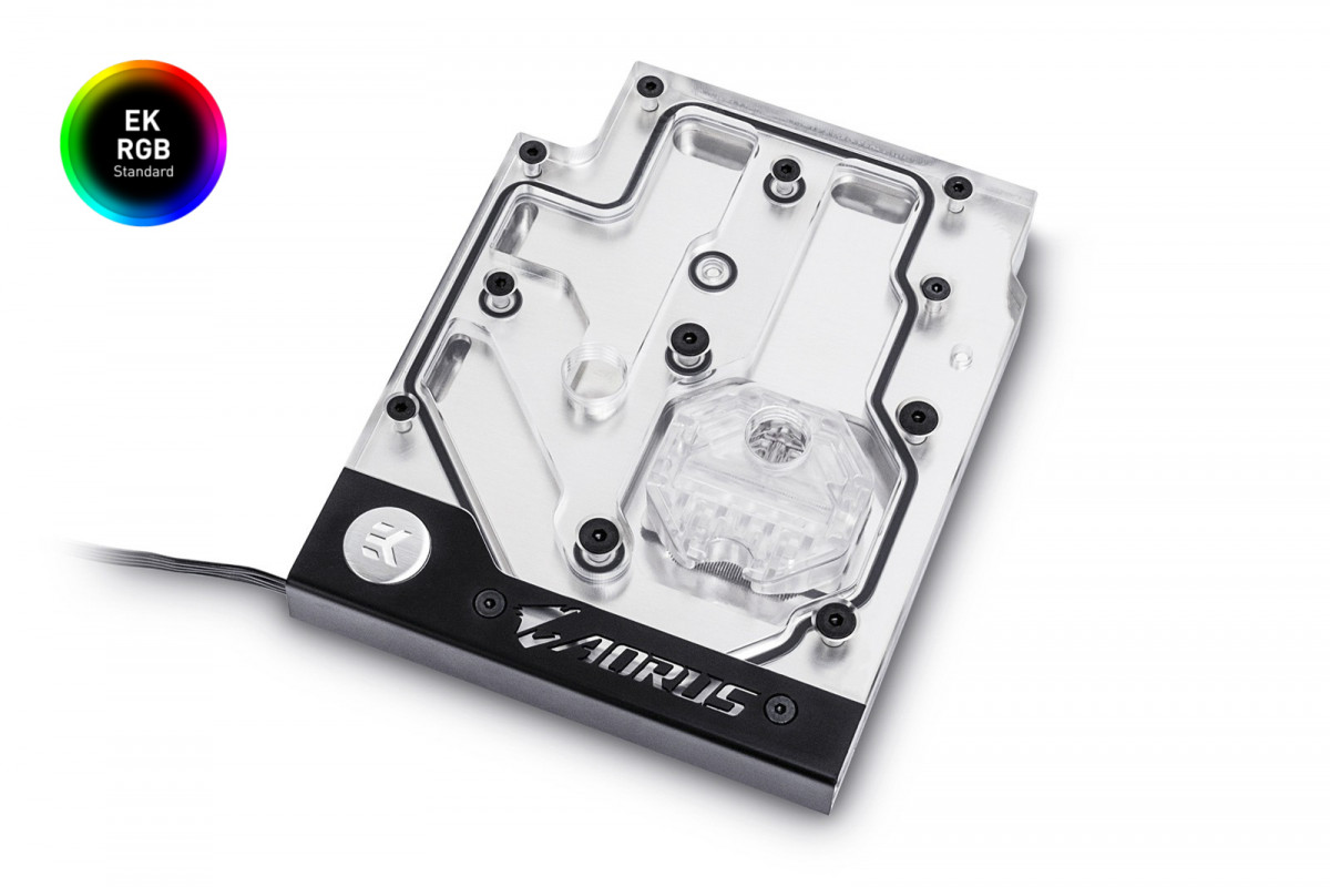 EK-FB GA X470 Gaming 5 RGB Monoblock - Nickel