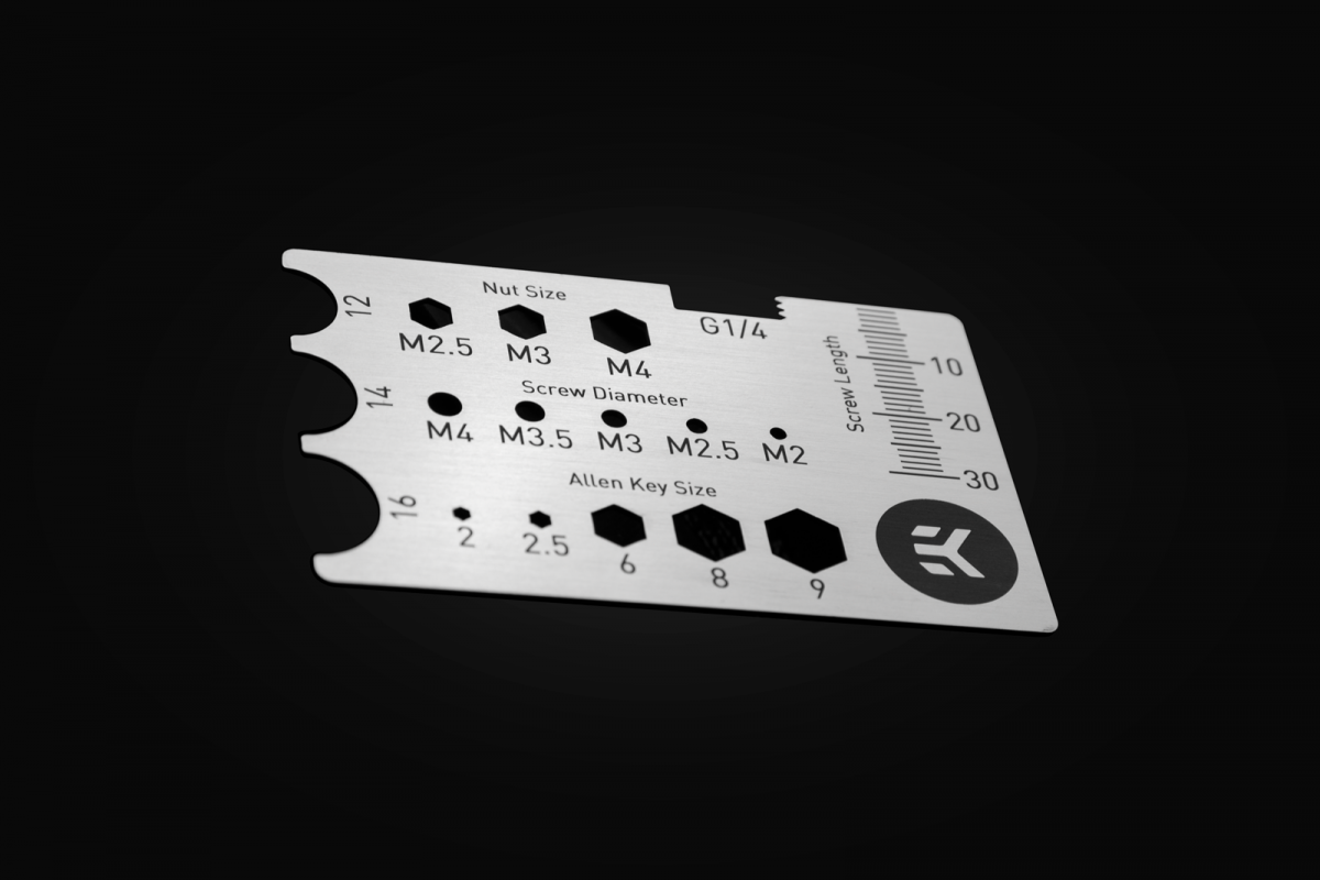【国内配送】 Gauge Steel Stainless EK-Loop Card Webshop EK – 冷却パーツ・ファン