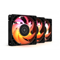EK-Loop Fan FPT 120 3-Pack D-RGB - Black (550-2300rpm)