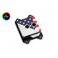 EK-Quantum Velocity Honor D-RGB - AMD Black Nickel + Stars & Stripes