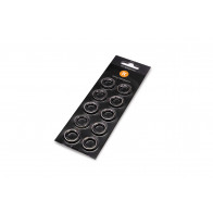 EK-Quantum Torque Color Ring 10-Pack HDC 14 - Nickel 