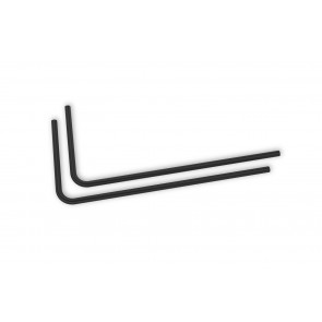 EK-Loop Metal Tube 16mm 0.8m Pre-Bent 90° - Black (2pcs)