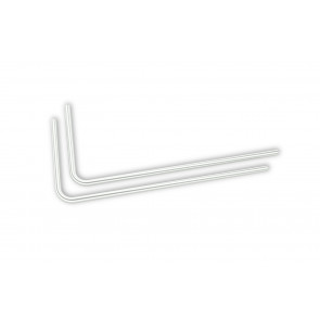 EK-Loop Metal Tube 16mm 0.8m Pre-Bent 90° - Satin Titanium (2pcs)