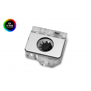 EK-Quantum Scalar Flow Indicator Top-To-Bottom D-RGB - Nickel