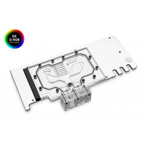 EK-Quantum Vector TRIO RTX 3080/3090 Active Backplate D-RGB - Plexi