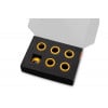 EK-Quantum Torque Compression Ring 6-Pack HDC 14 - Satin Gold 
